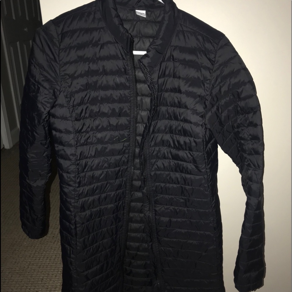 Long mom jacket.